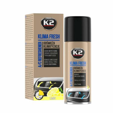 K2 Klima Fresh Lemon 150ml - Środek do odświeżania klimatyzacji