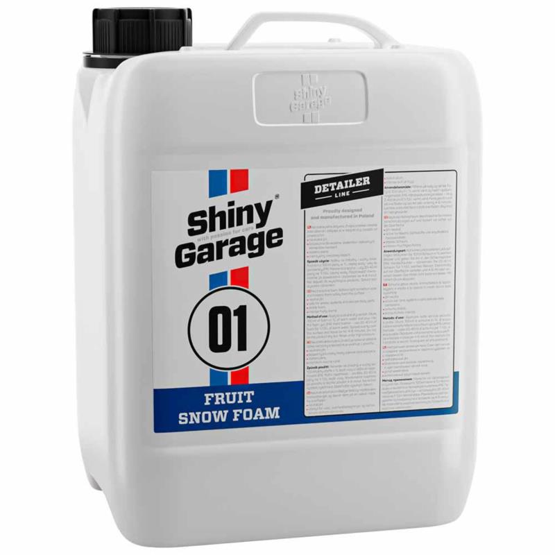 SHINY GARAGE Fruit Snow Foam 5L - aktywna piana - neutralne pH | Sklep online Galonoleje.pl