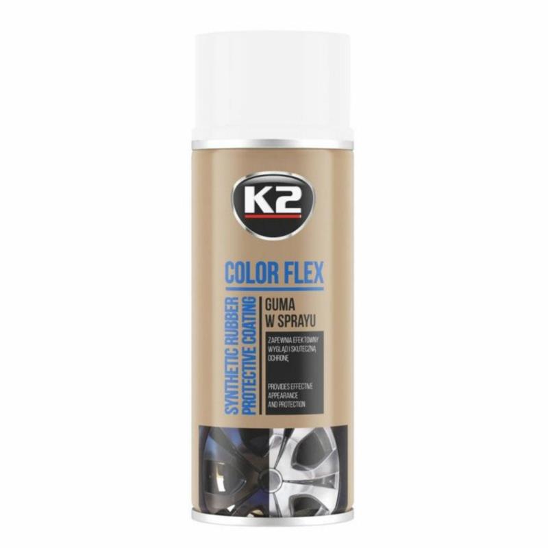 K2 Color Flex - Biały 400ml - Guma w sprayu | Sklep online Galonoleje.pl