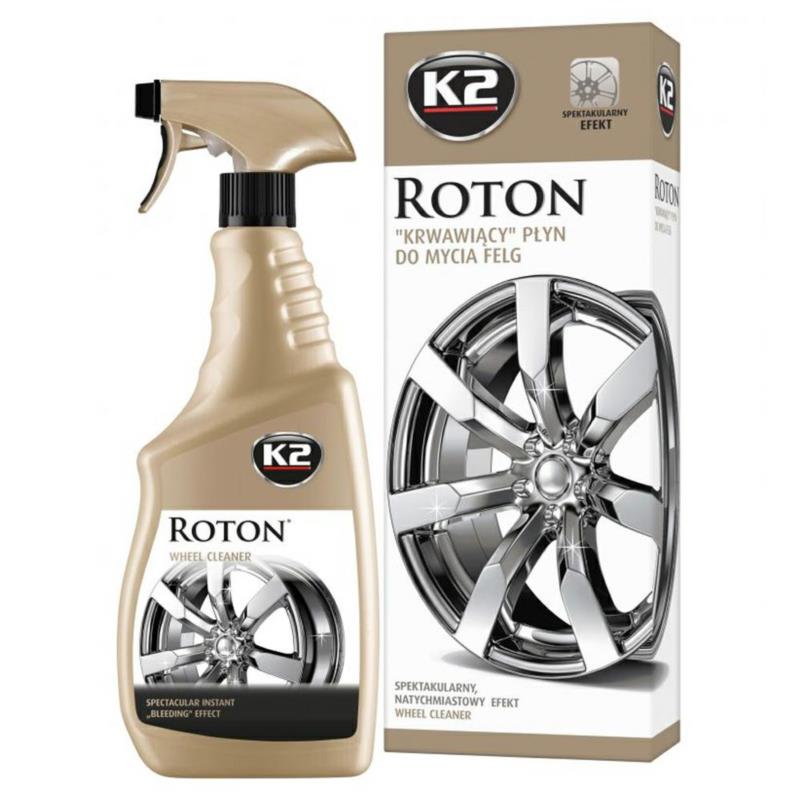 K2 Roton 700ml - Wysoce efektywny płyn do mycia felg nadający efekt czerwonej felgi | Sklep online Galonoleje.pl