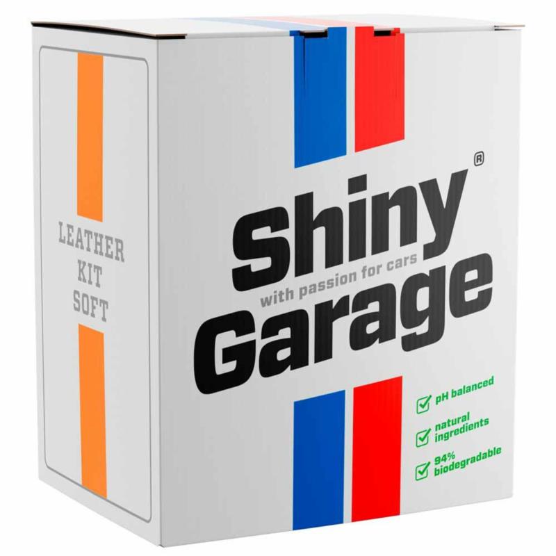 SHINY GARAGE Leather Kit Soft - zestaw do czyszczenia i pielęgnacji tapicerki skórzanej | Sklep online Galonoleje.pl