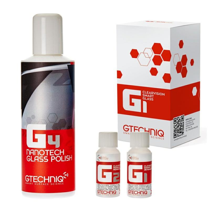 GTECHNIQ G1+G2+G4 ClearVision 15ml - zestaw do zabezpieczania szyb | Sklep online Galonoleje.pl
