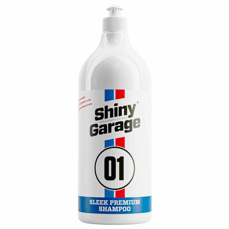 SHINY GARAGE Sleek Premium Shampoo 1L - neutralne ph, dobrze pieniący | Sklep online Galonoleje.pl