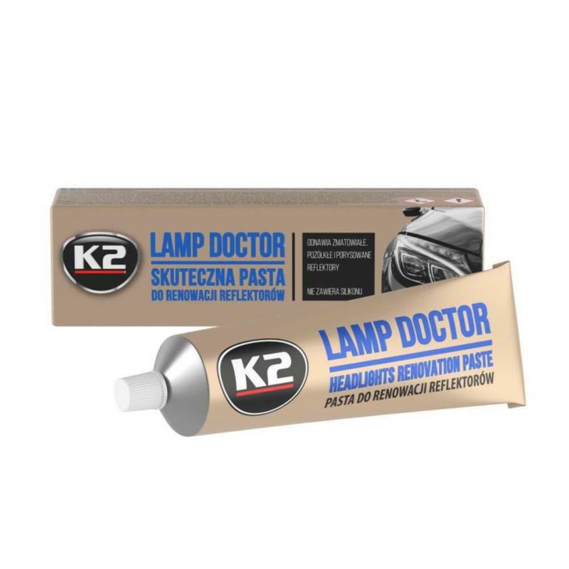 K2 Lamp Doctor 60g - Profesjonalna pasta do renowacji reflektorów | Sklep online Galonoleje.pl