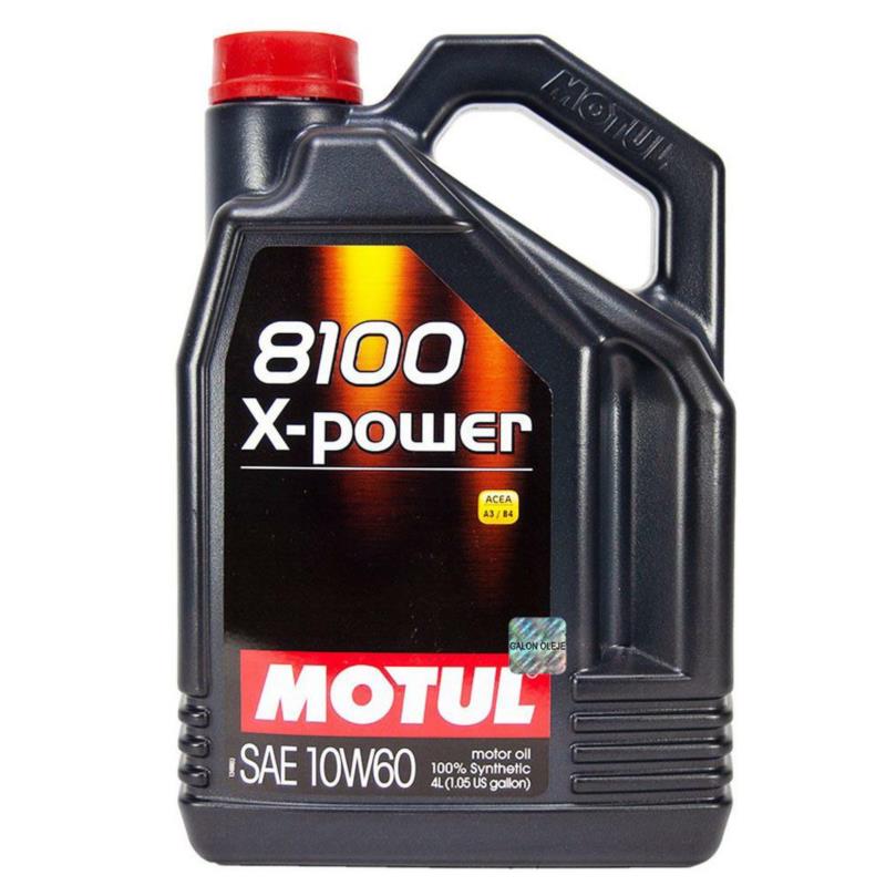 MOTUL 8100 X-Power A3/B4 10w60 4L - syntetyczny olej silnikowy | Sklep online Galonoleje.pl