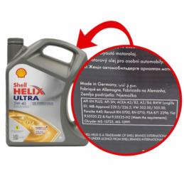 SHELL Helix Ultra 5W40 4L - syntetyczny olej silnikowy | Sklep online Galonoleje.pl