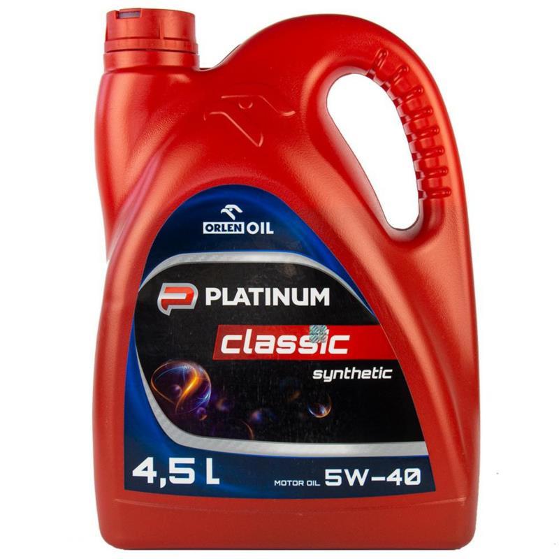 PLATINUM Classic Synthetic 5W40 4,5L - syntetyczny olej silnikowy | Sklep online Galonoleje.pl