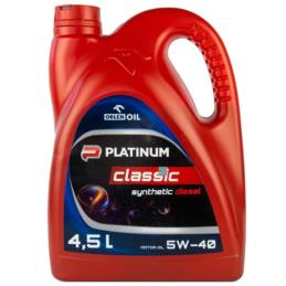 PLATINUM Classic Synthetic Diesel 5W40 4,5L - syntetyczny olej silnikowy | Sklep online Galonoleje.pl