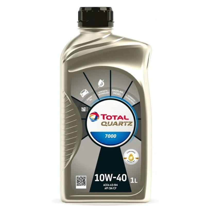 TOTAL Quartz 7000 10W40 1L - półsyntetyczny olej silnikowy | Sklep online Galonoleje.pl