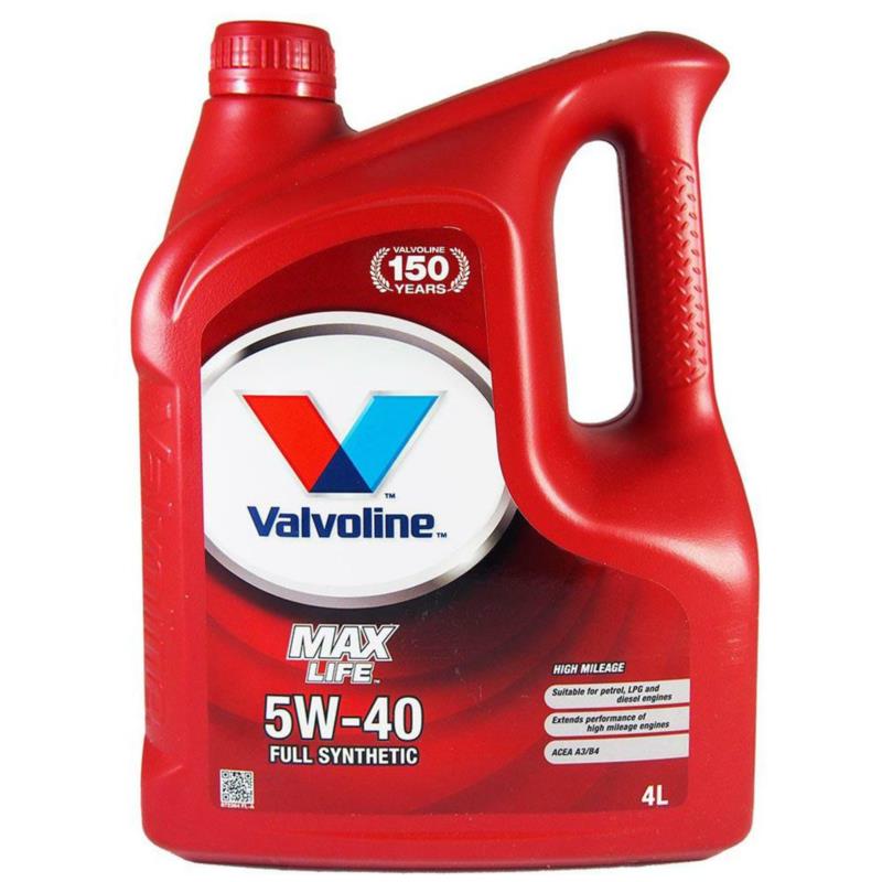 VALVOLINE Maxlife 5w40 4L - syntetyczny olej silnikowy | Sklep online Galonoleje.pl