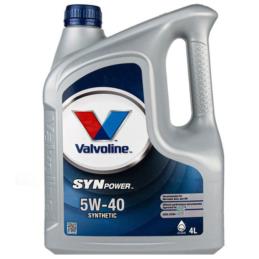 VALVOLINE Synpower 5w40 4L - syntetyczny olej silnikowy | Sklep online Galonoleje.pl