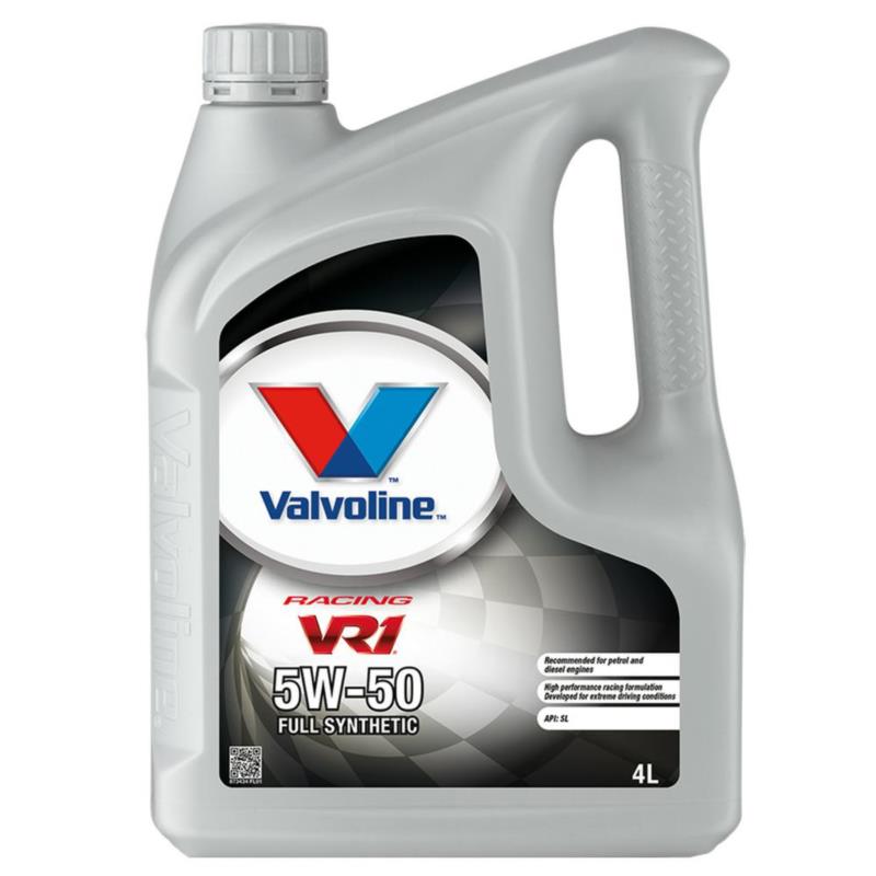 VALVOLINE VR1 Racing 5w50 4L - syntetyczny olej silnikowy | Sklep online Galonoleje.pl