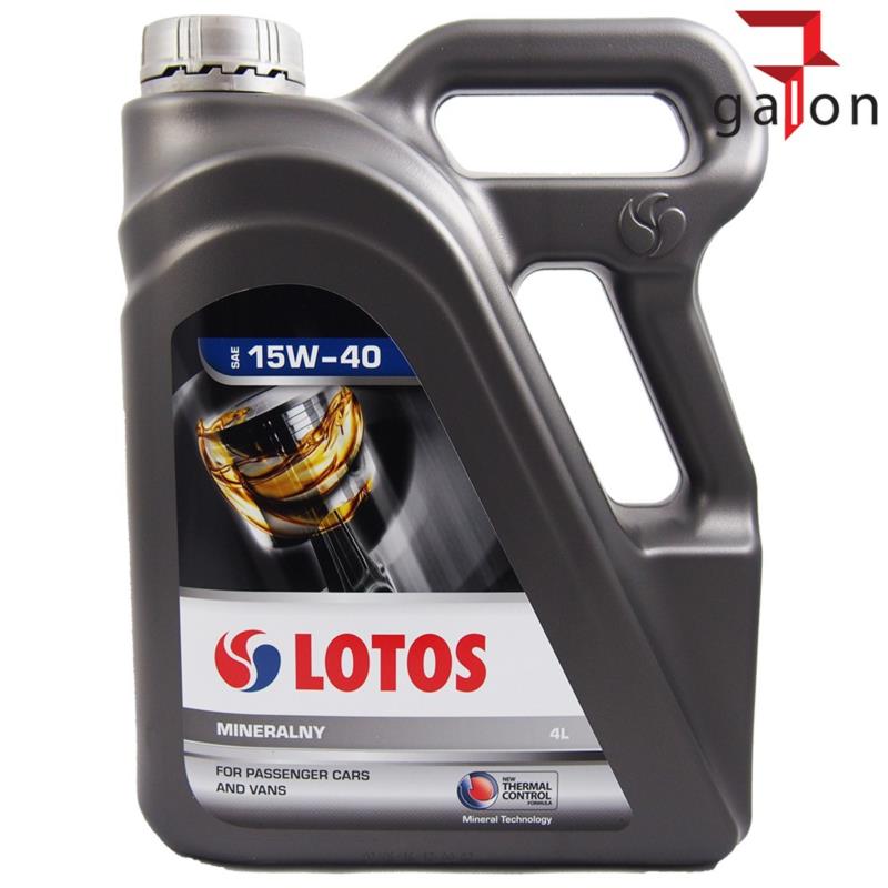 LOTOS Mineralny 15W40 4L - olej silnikowy | Sklep online Galonoleje.pl