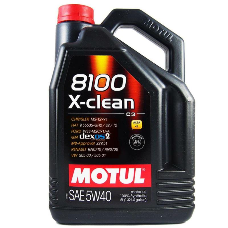 MOTUL 8100 X-Clean C3 5w40 5L - syntetyczny olej silnikowy | Sklep online Galonoleje.pl