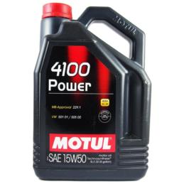 MOTUL 4100 Power 15w50 5L - półsyntetyczny olej silnikowy | Sklep online Galonoleje.pl