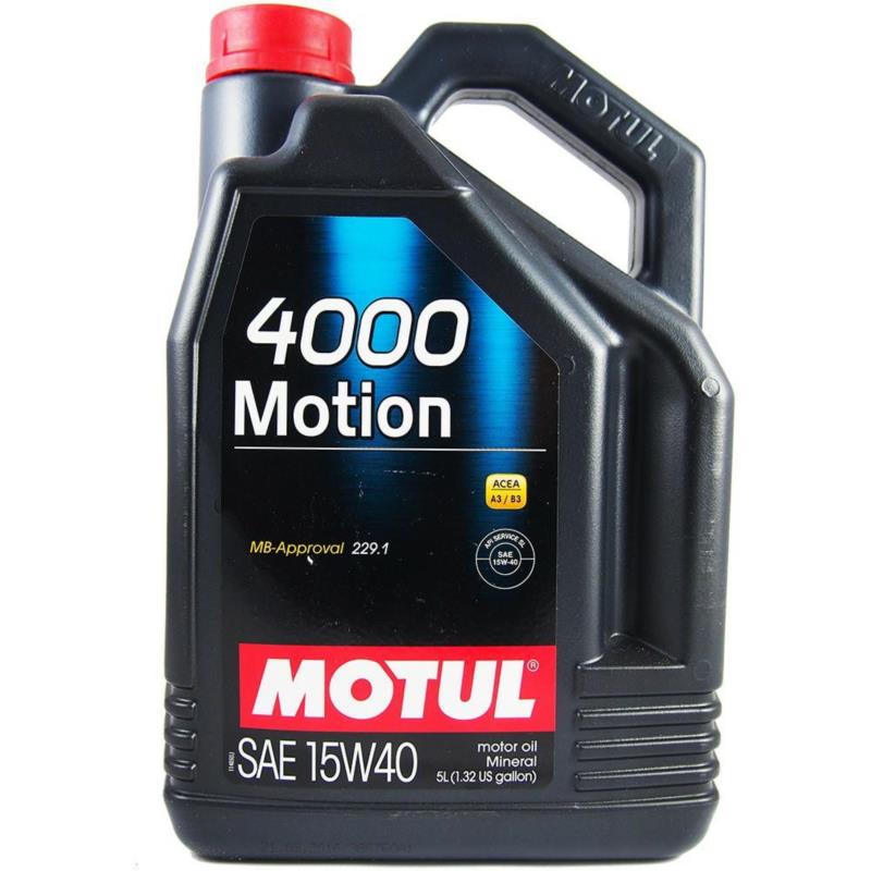 MOTUL 4000 Motion 15w40 5L - mineralny olej silnikowy | Sklep online Galonoleje.pl