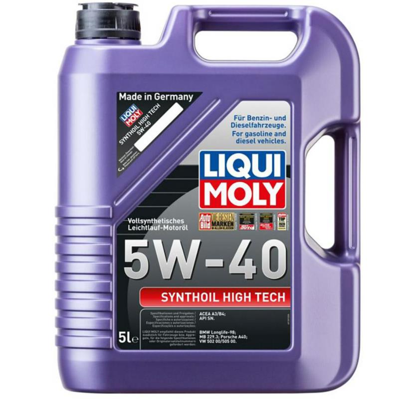 LIQUI MOLY Synthoil High Tech 5w40 5L 1856 - w pełni syntetyczny olej silnikowy | Sklep online Galonoleje.pl