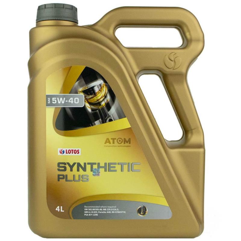 LOTOS Synthetic Plus 5W40 4L - syntetyczny olej silnikowy | Sklep online Galonoleje.pl