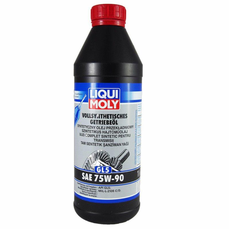 LIQUI MOLY Vollsynthetisches Geriebeol GL5 75w90 1L 2183 - olej przekładniowy do skrzyni biegów