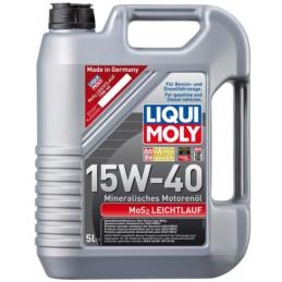 LIQUI MOLY MoS2 Leichtlauf 15w40 5L 2571 - uniwersalny olej silnikowy z dwusiarczkiem molibdenu | Sklep online Galonoleje.pl