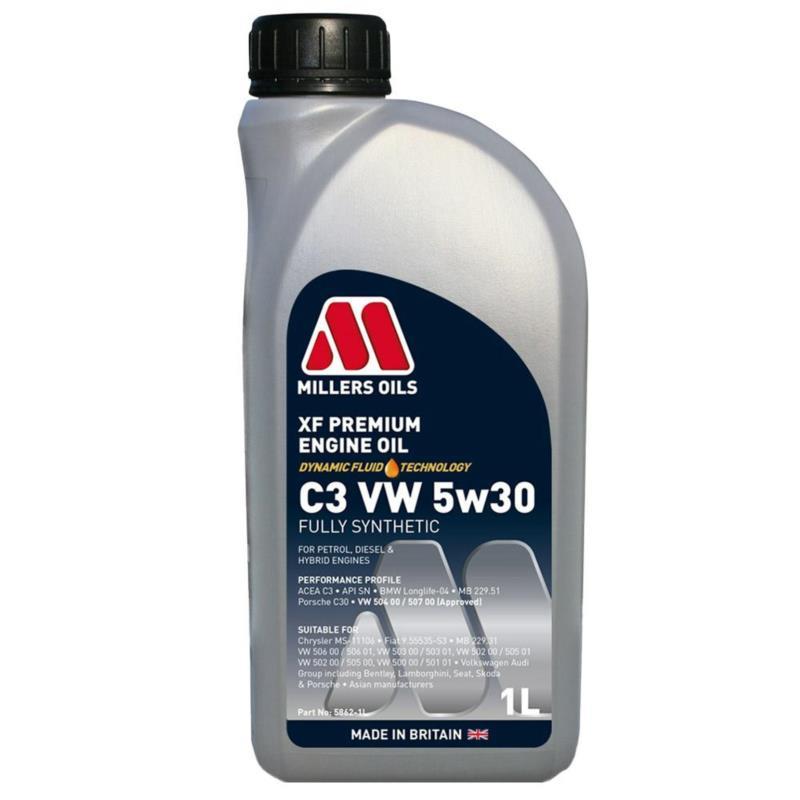 MILLERS OILS XF Premium C3 VW 5w30 1L - olej silnikowy | Sklep online Galonoleje.pl