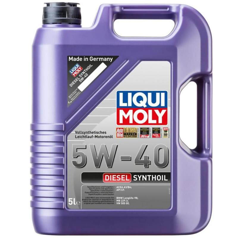 LIQUI MOLY Diesel Synthoil 5w40 5L 1341 - w pełni syntetyczny olej silnikowy | Sklep online Galonoleje.pl