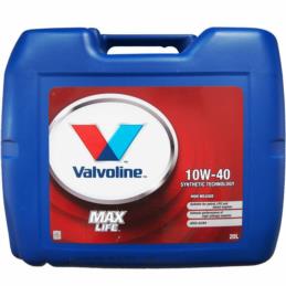 VALVOLINE Maxlife 10w40 20L - półsyntetyczny olej silnikowy | Sklep online Galonoleje.pl