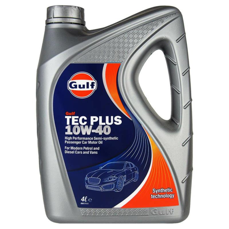GULF Tec Plus 10W40 4L - półsyntetyczny olej silnikowy | Sklep online Galonoleje.pl