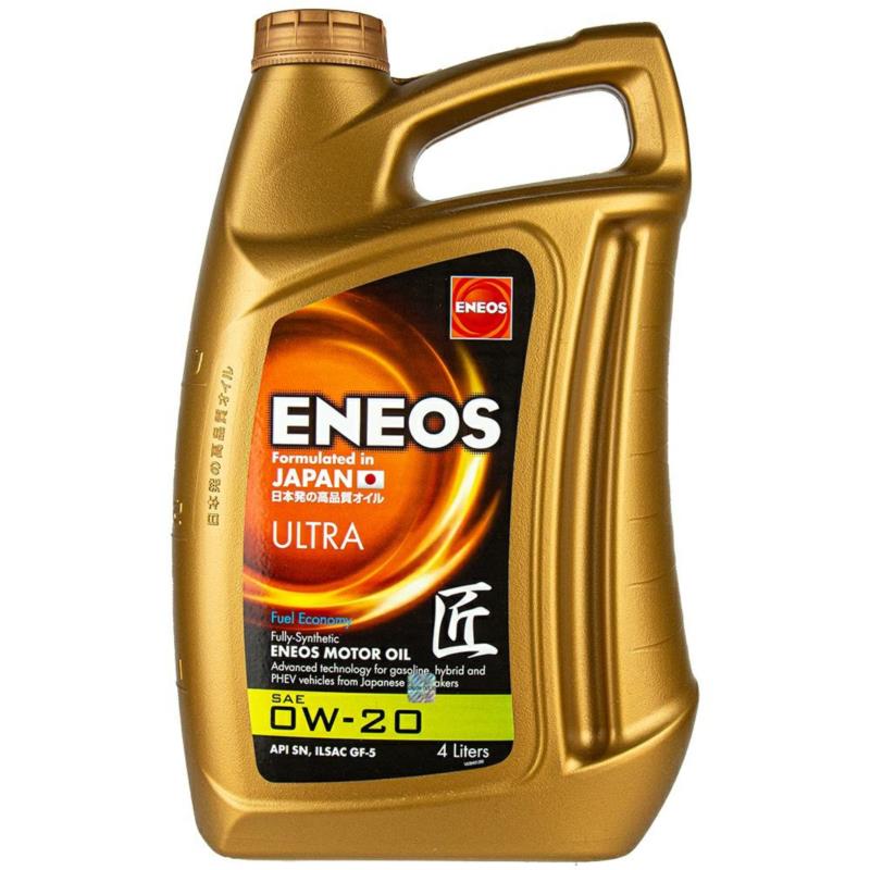 ENEOS Ultra 0W20 4L - japoński syntetyczny olej silnikowy | Sklep online Galonoleje.pl