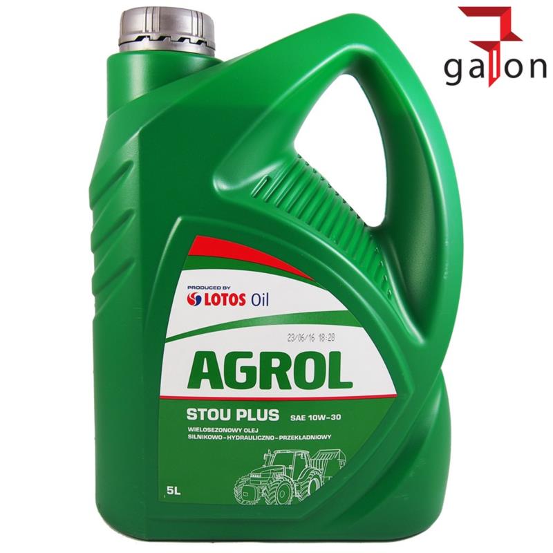 LOTOS Agrol STOU Plus 10W30 5L - olej hydrauliczno-przekładniowo-silnikowy | Sklep online Galonoleje.pl