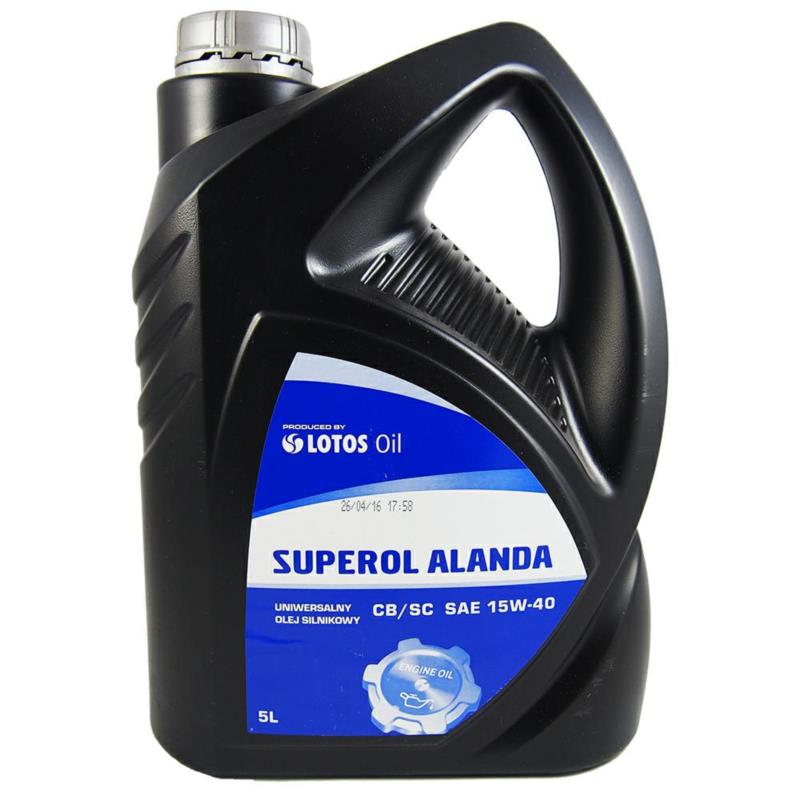 LOTOS Superol Alanda 15W40 5L - olej silnikowy do traktora | Sklep online Galonoleje.pl