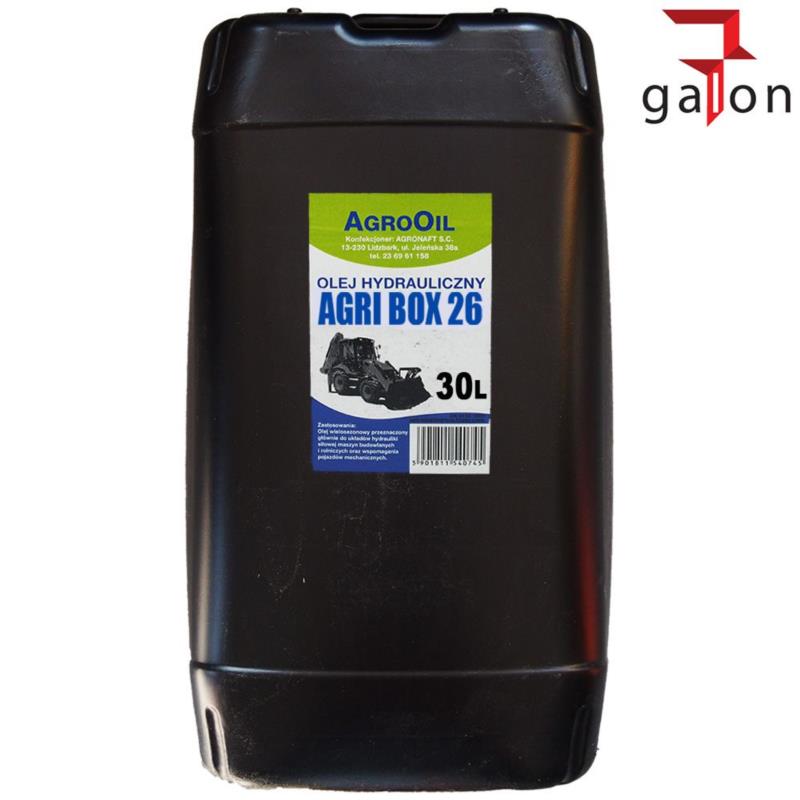AGROOIL AGRI BOX 26 30L - olej hydrauliczny, odpowiednik BOXOL 26 | Sklep online Galonoleje.pl