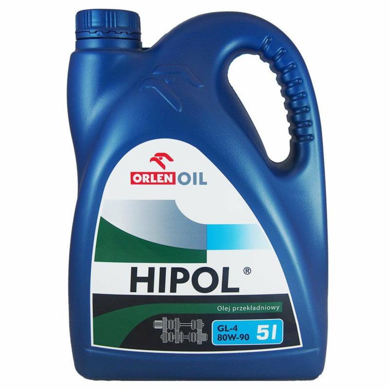 ORLEN Hipol GL4 80W90 5L - olej przekładniowy do skrzyni biegów manualnej i mostu | Sklep online Galonoleje.pl