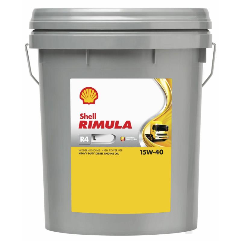 SHELL Rimula R4 L 15W40 20L - syntetyczny olej silnikowy do samochodów ciężarowych | Sklep online Galonoleje.pl