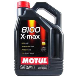 MOTUL 8100 X-Max A3/B4 0w40 5L - syntetyczny olej silnikowy | Sklep online Galonoleje.pl