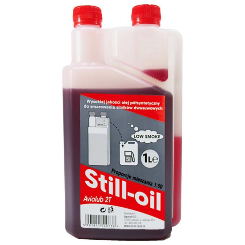 STILL-OIL 1L - czerwony olej do kosiark i piły do mieszanki | Sklep online Galonoleje.pl