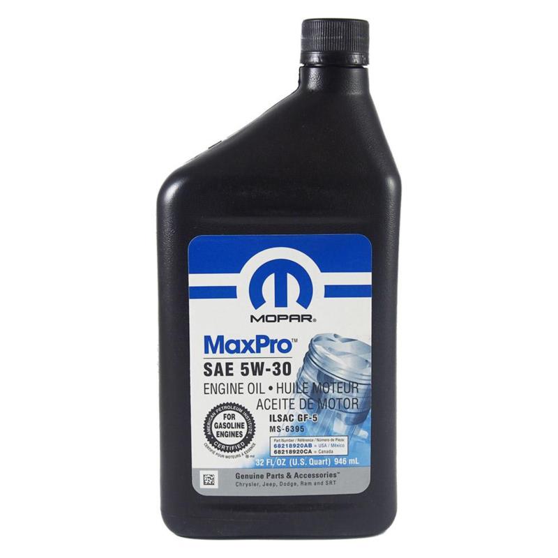 MOPAR MaxPro 5W30 1L - olej silnikowy | Sklep online Galonoleje.pl