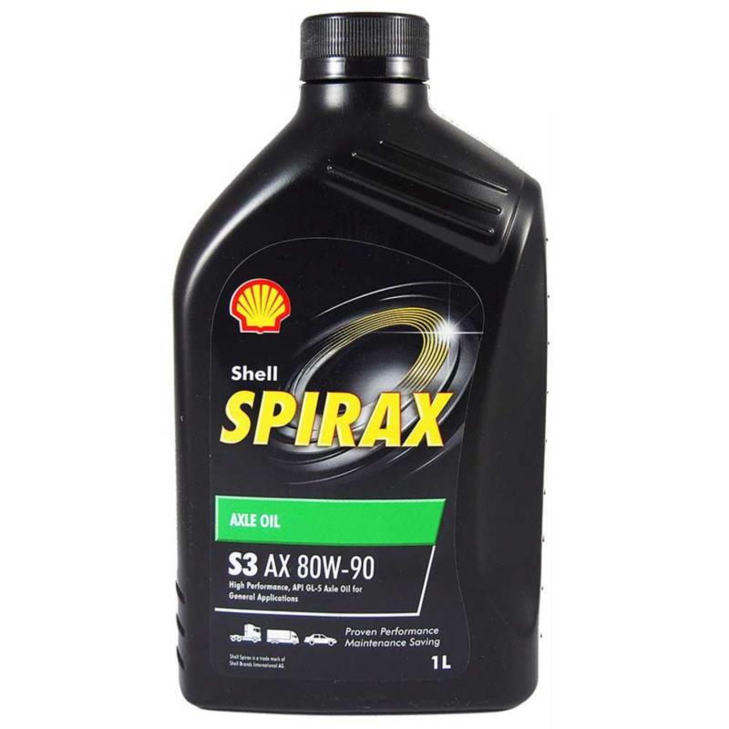 SHELL Spirax S3 AX 80W90 1L - olej przekładniowy do skrzyni biegów manulalnej i mostu | Sklep online Galonoleje.pl