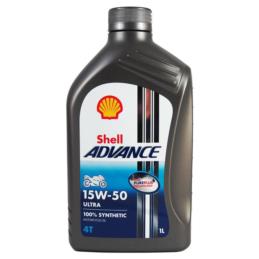 SHELL Advance Ultra 4T 15W50 1L - syntetyczny olej motocyklowy | Sklep online Galonoleje.pl