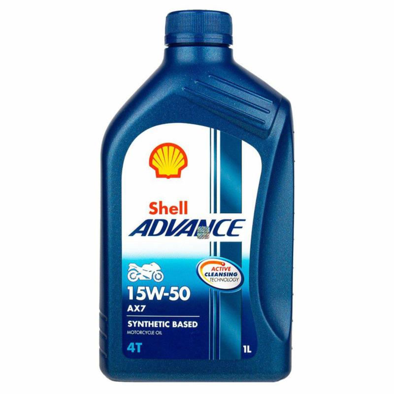 SHELL Advance AX7 4T 15W50 1L - półsyntetyczny olej motocyklowy | Sklep online Galonoleje.pl