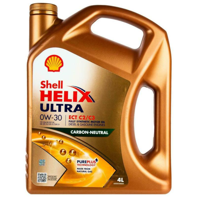 SHELL Helix Ultra ECT C2/C3 0w30 4L - syntetyczny olej silnikowy | Sklep online Galonoleje.pl
