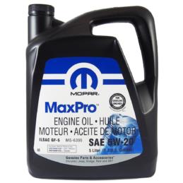 MOPAR MaxPro 5W20 5L - olej silnikowy | Sklep online Galonoleje.pl