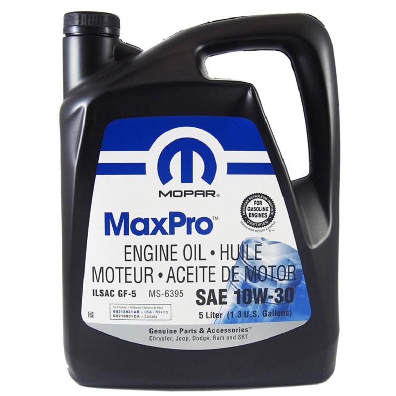 MOPAR MaxPro 10W30 5L - olej silnikowy | Sklep online Galonoleje.pl