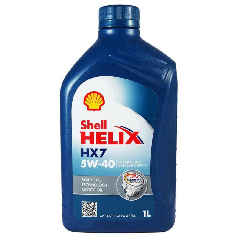 SHELL Helix HX7 5W40 1L - półsyntetyczny olej silnikowy | Sklep online Galonoleje.pl