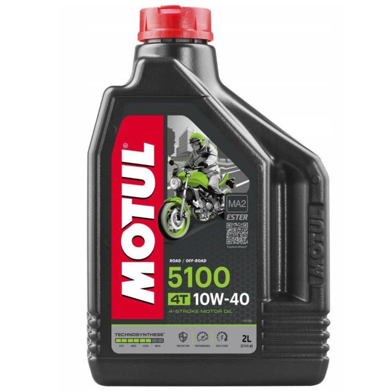 MOTUL 5100 4T Ester MA2 10w40 2L - półsyntetyczny olej motocyklowy | Sklep online Galonoleje.pl