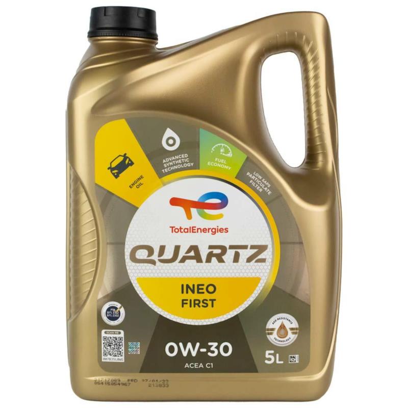 TOTAL Quartz Ineo First 0W30 5L - syntetyczny olej silnikowy | Sklep online Galonoleje.pl