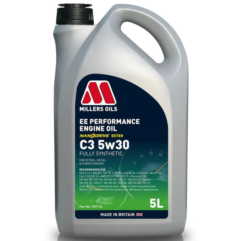 MILLERS OILS EE Performance C3 5w30 5L - olej silnikowy | Sklep online Galonoleje.pl