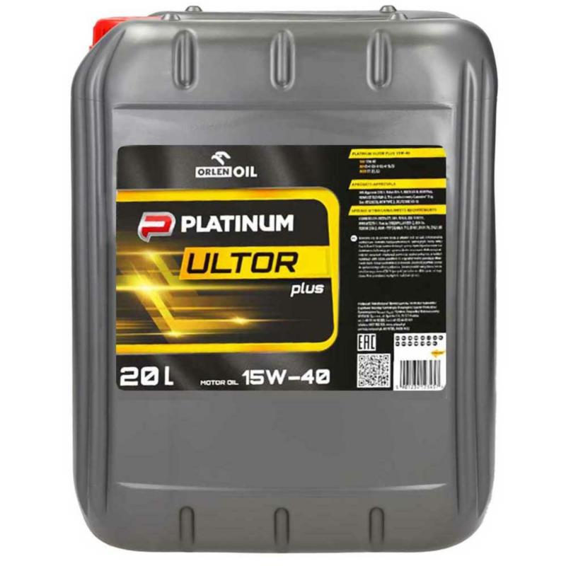 PLATINUM Ultor Plus CI-4 15W40 20L - olej silnikowy do aut ciężarowych | Sklep online Galonoleje.pl