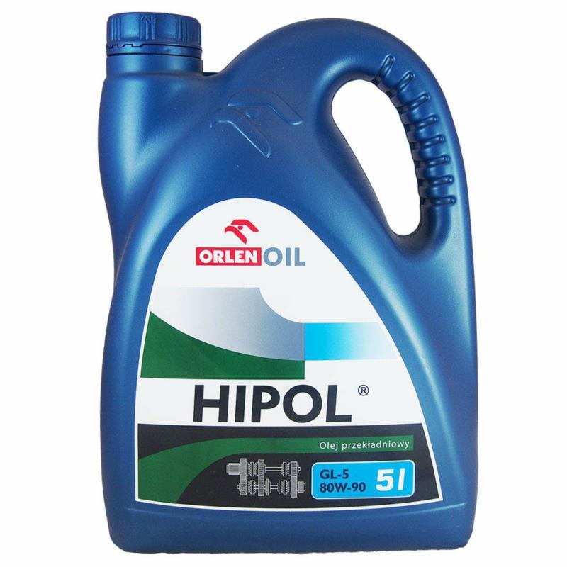 ORLEN Hipol GL5 80W90 5L - olej przekładniowy do skrzyni biegów manualnej i mostu | Sklep online Galonoleje.pl