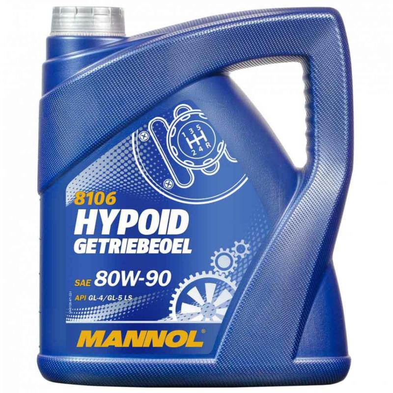 MANNOL Hypoid Getriebeoel 80w90 GL4/GL5 LS 4L 8106 - olej przekładniowy | Sklep online Galonoleje.pl